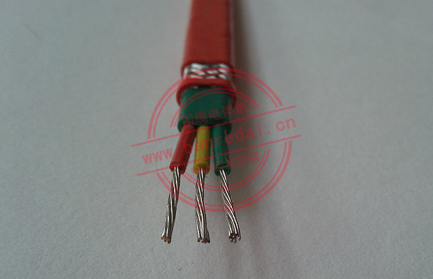 三相HCL串聯(lián)恒功率電伴熱帶結(jié)構(gòu)